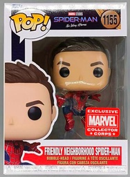 Funko POP! Spider-Man: No Way Home Unmasked Friendly Neighborhood Spider-Man Marvel Collector Corps Exclusivo