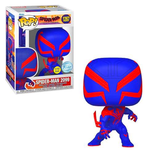 Funko Pop! Movies: Spider-Man Across the Spider-Verse Spider-Man 2099 Glow-in-the-Dark Pop! Vinyl Figure Entertainment Earth Exclusive