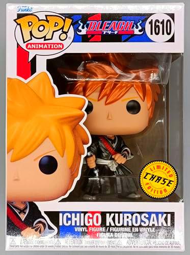 Funko Pop Bleach Wave 4A + Protector: Pop! Figura de vinilo de animación (juego de regalo incluido con caja protectora de la marca ToyBop) (Ichigo Kurosaki Zangetsu Sword Chase)
