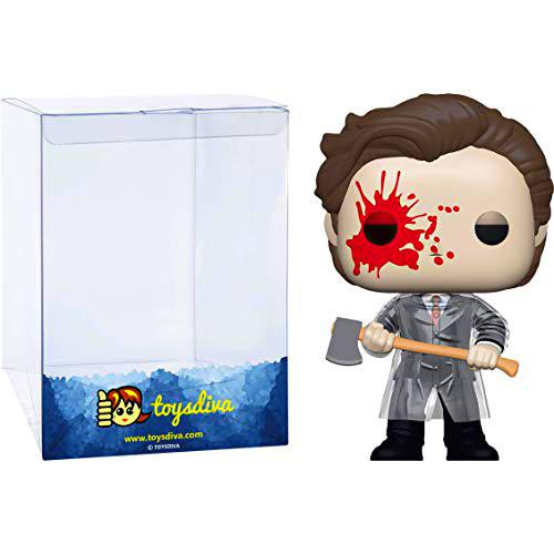 Patrick Bateman (Chase): Funk o Pop! Movies Figura de vinilo con 1 protector gráfico compatible 'ToysDiva' (942
