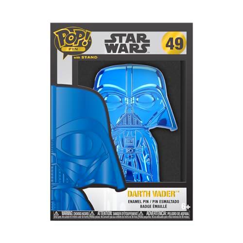 Funko Large Pop! Enamel Pin: Star Wars: Dark Side - Darth Vader Neon- Pins de Esmalte