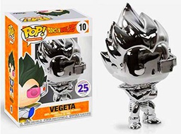 POP Funko Dragonball Z 10 Vegeta Silver Chrome 25 Years of Fun