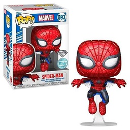 Funko Pop! Marvel Spider-Man - First Appearance Diamond Glitter 80th Anniversary Special Edition Multicolor Exclusive Vinyl Figure #593