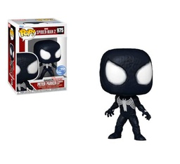 Funko Spider-Man 2 Gamerverse Peter Parker Symbiote Suit 975 Figura exclusiva Pop Bobblehead