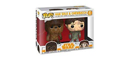 Funko Pop! Star Wars: Solo A Star Wars Story - Han Solo and Chewbacca 2 Pack Vinyl Figure (Bundled with Pop Box Protector Case)