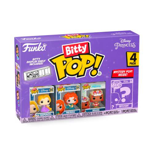 Funko Bitty POP! Disney Princesa - Rapunzel 4 Paquete Incluye Rapunzel
