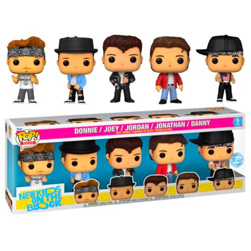 Funko Pop! 5 Paquete New Kids on The Block Band Figuras de Vinilo (edición Limitada) (65234)