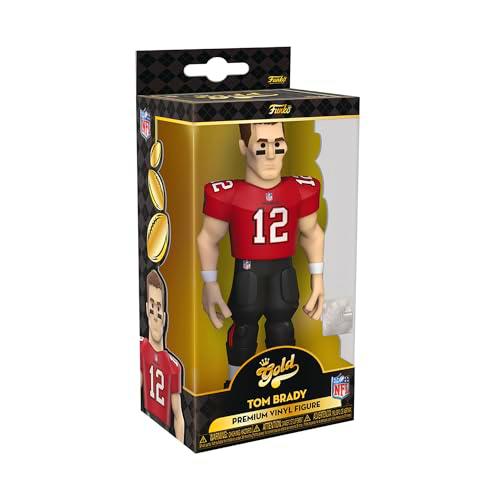 Funko Gold 5&quot; NFL: Buccaneers - Tom Brady - 1/6 Probabilidades De Obtener Una Variante Rara
