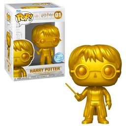 Funko Pop Harry Potter Nº.01 Metálica Color ORO Edición Exclusiva Special Edition