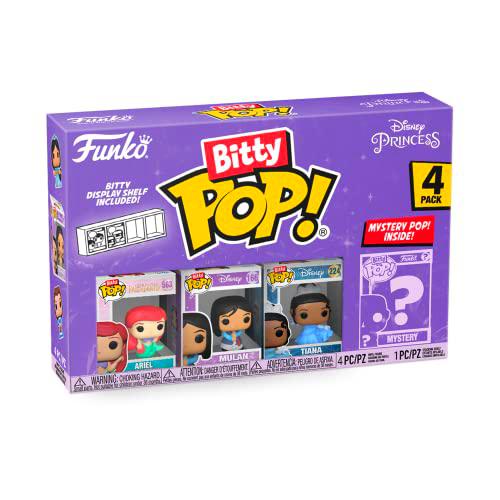 Funko Bitty POP! Disney Princesa - Ariel 4 Paquete Incluye Ariel