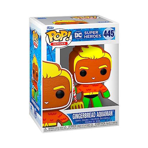 Funko Pop! Heroes: DC Holiday - Aquaman - Galleta de Jengibre