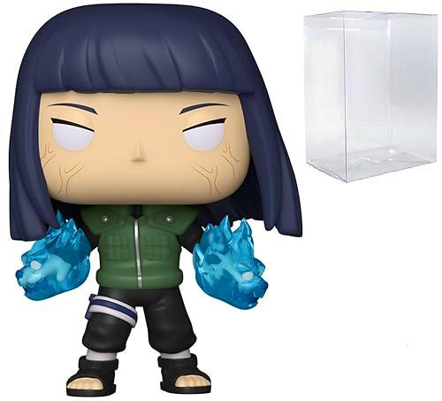 POP Naruto Shippuden - Hinata con puños de león gemelos (brilla en la oscuridad) edición limitada Chase Funko figura de vinilo (empaquetado con funda protectora de caja compatible)