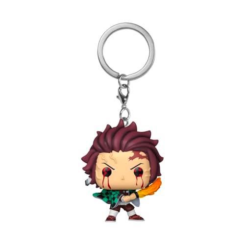 Funko Pop! Keychain: DS - Tanjiro Kamado - (Sun Breathing)