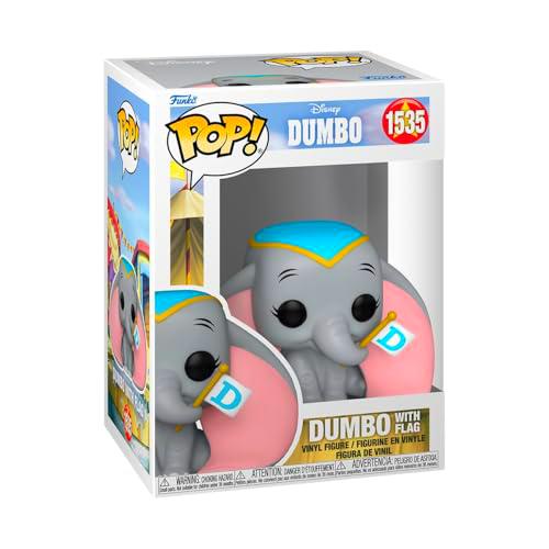 Funko Pop! Disney: Dumbo - Dumbo with Flag- Figura de Vinilo Coleccionable